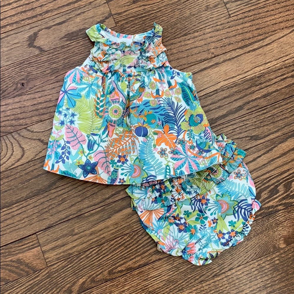 Janie and jack two piece set 0-3 months never used